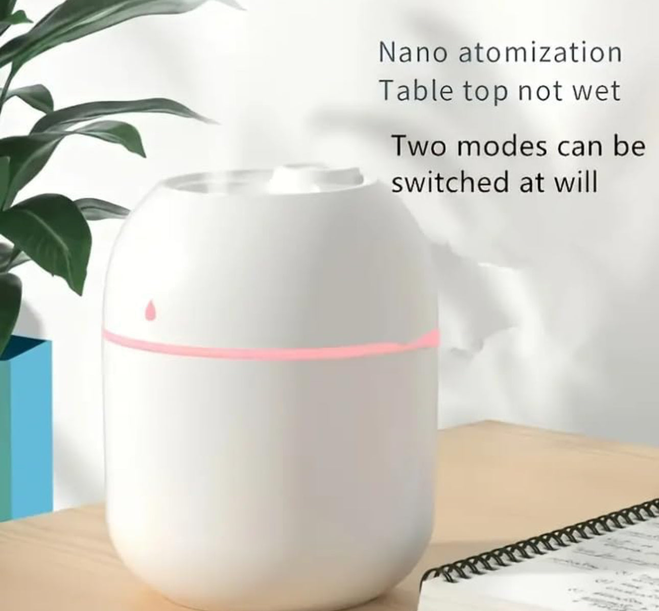 MTech
Compact Portable Desktop Air Humidifier - Color-Changing Atmosphere Lights - Various Options