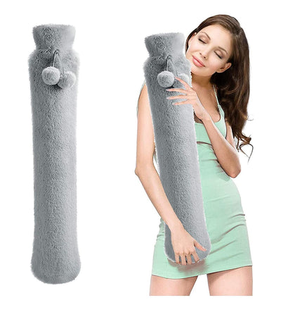 MHome Long Plush Hot Water Bottle-Various Colours