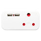 Condere Multi-Plug Inc 2USB Ports