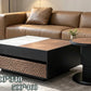 MFURN Italian Style Multi-Layered Wood Coffe Table 2pc Set