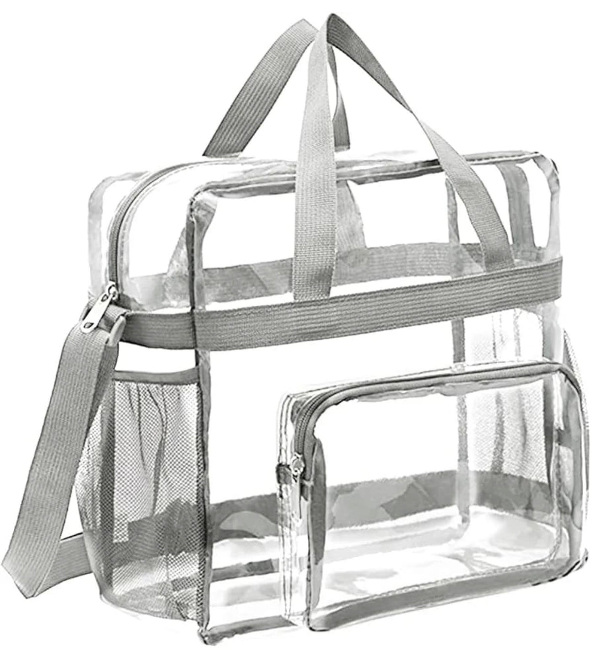 Clear Shoulder Crossbody Bag Stadium Approved See Through Transparent Handbag