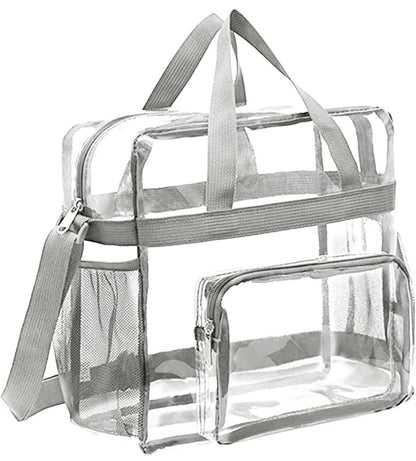 Clear Shoulder Crossbody Bag Stadium Approved See Through Transparent Handbag