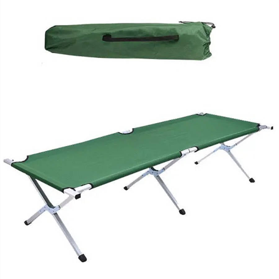 MHome Aluminum Folding Camping Bed – Portable Outdoor Travel & Hiking Cot