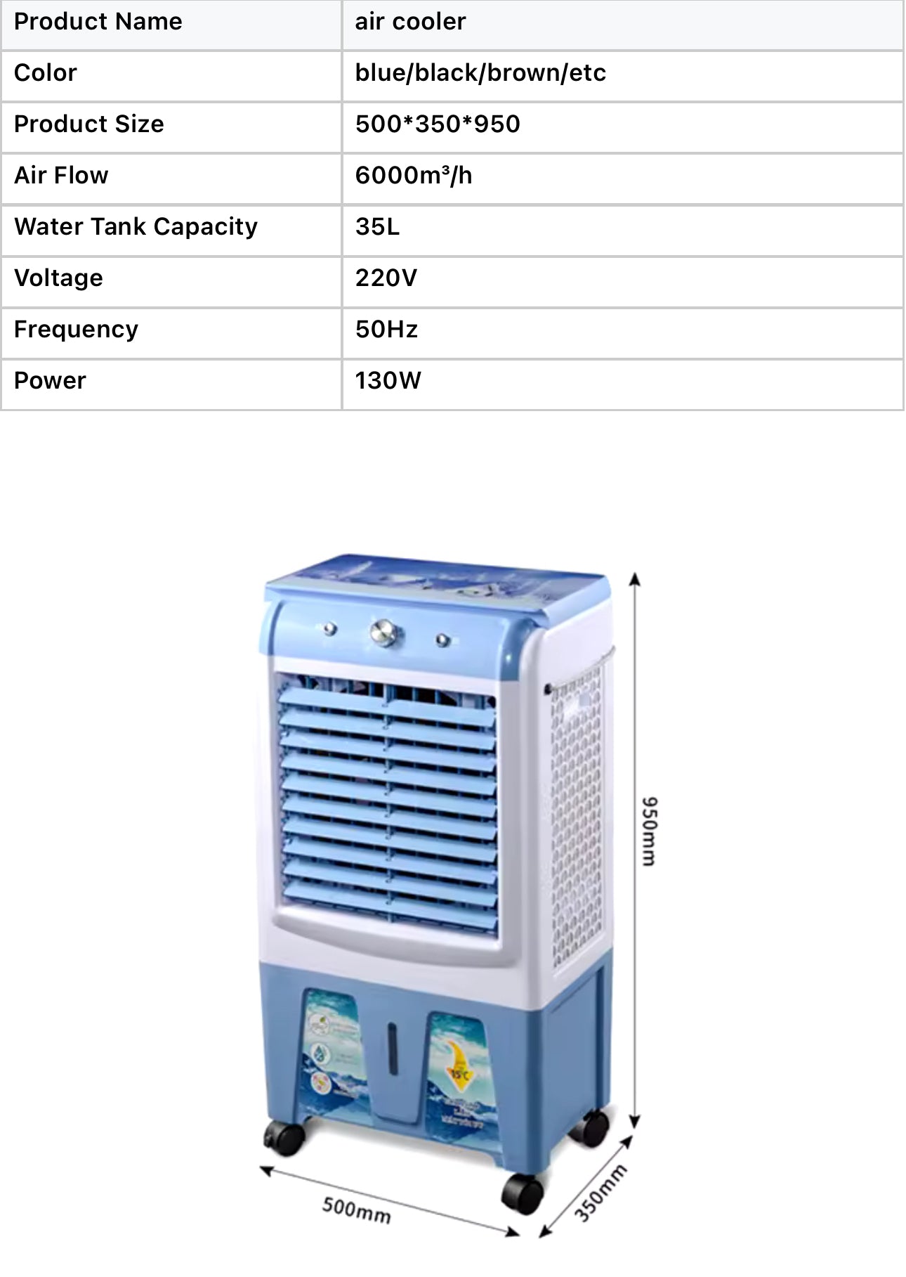 MHome Portable Evaporative Air Cooler – Various Options Available