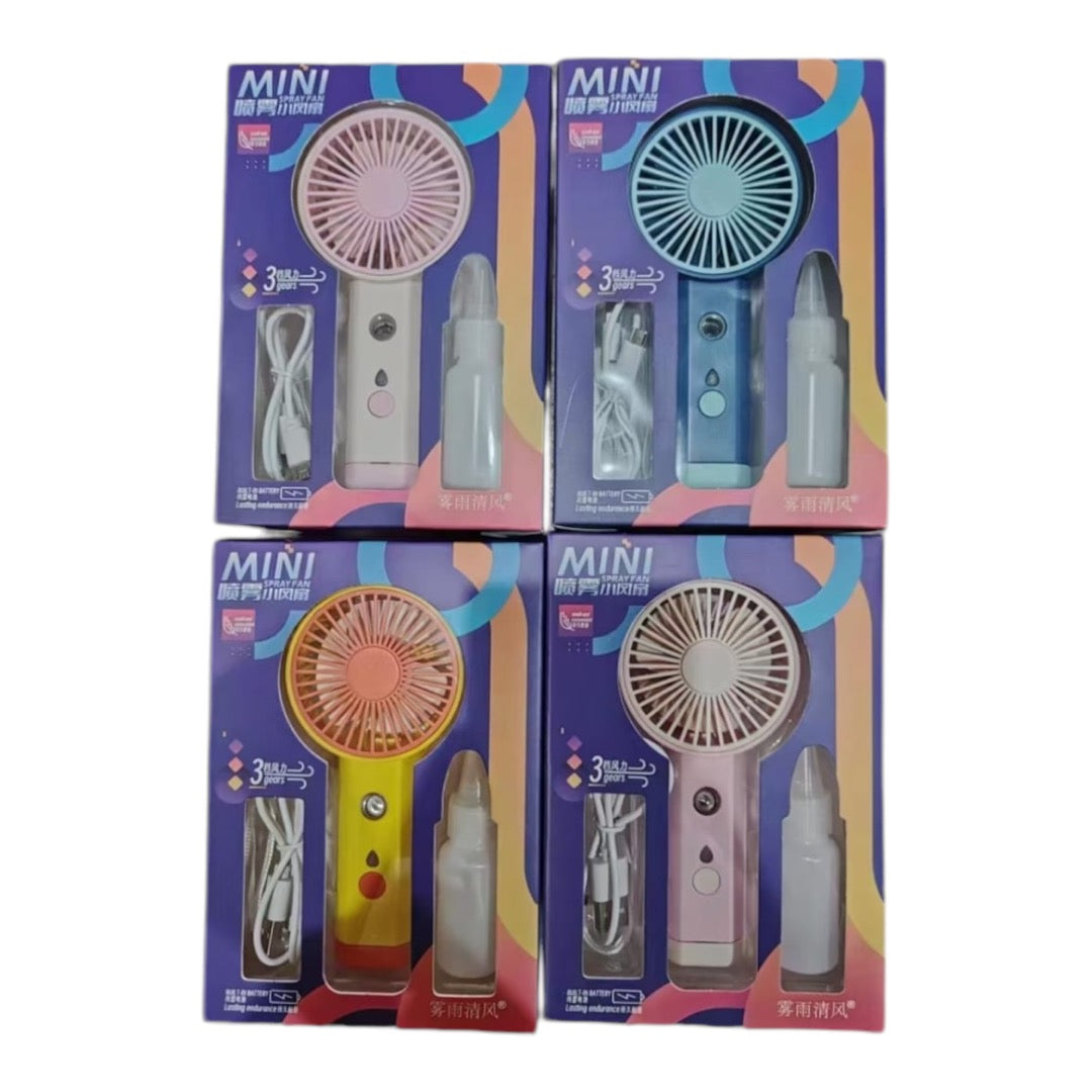 Handheld Fan with Humidifier, Portable