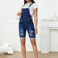 Ladies Dark Wash Denim Jumpsuit-Various Sizes