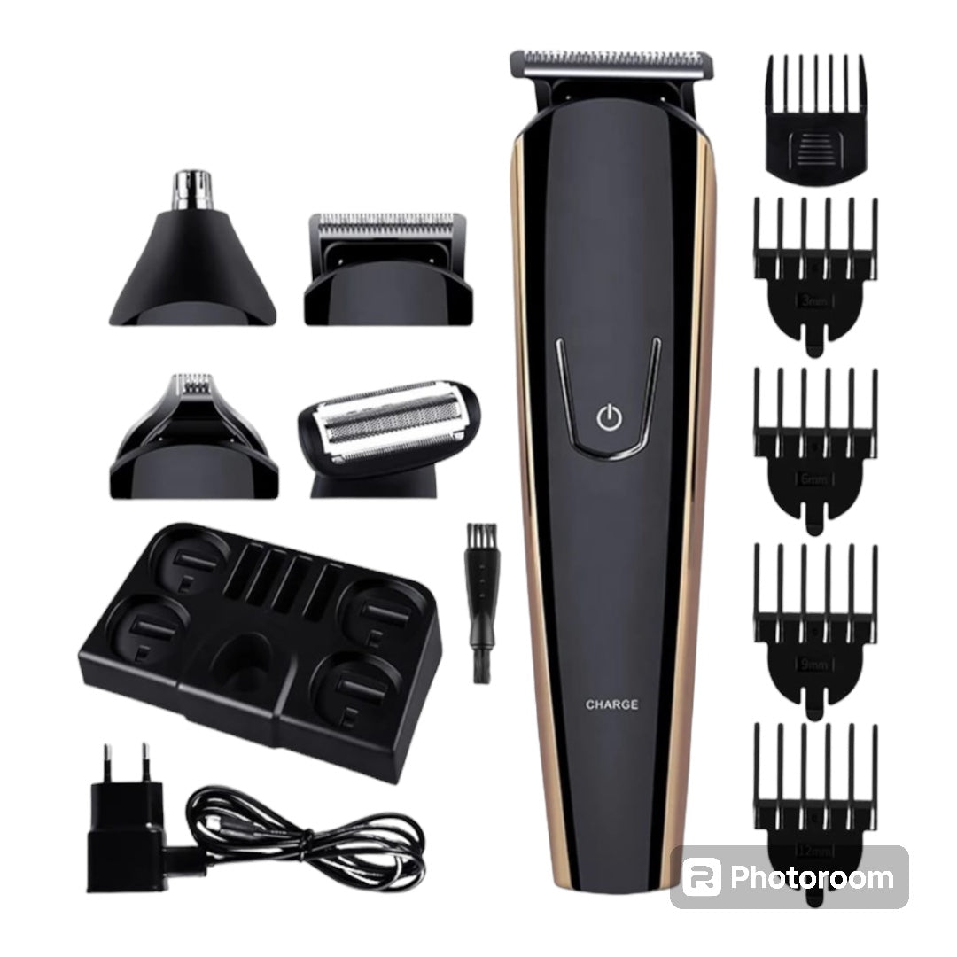 Professional Hair Clipper & Nose Trimmer With Shaver 11-in 1