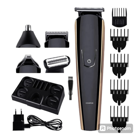 Professional Hair Clipper & Nose Trimmer With Shaver 11-in 1