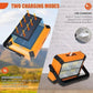 MTech Solar Portable Work Light With Power Bank USB