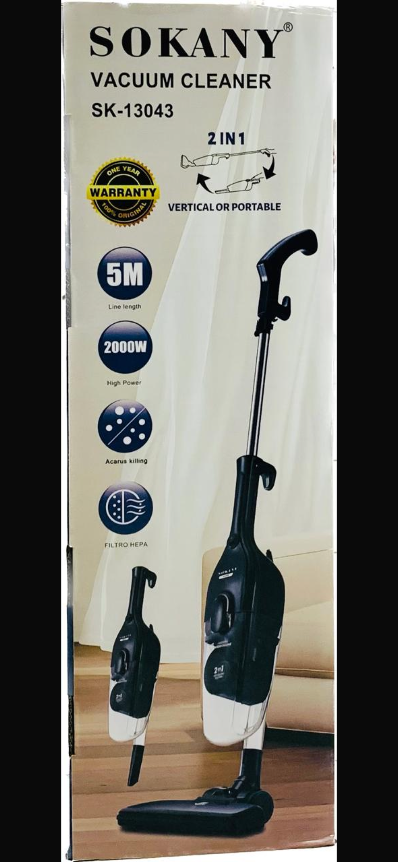 SOKANY Hand Vacuum Cleaner Hand-held Vacuum Cleaner (Black)