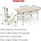 Portable Outdoor Folding Table and Chair Set