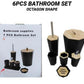 Luxury Bathroom Set Octagonal 6pc Set