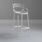 MFurn Modern Designer Bar Stool - Sleek Polypropylene Frame - Contemporary Bar Seating
