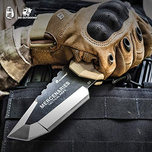 OUTDOORS - fixed blade knive with sheath,Tanto knife,survival tactical knife,Ergonomics G10 anti-skidding Handle 

Add to Wishlist