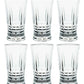 MHome 7pc Crystal Water Jug Set – Glass Pitcher with 6 Tumblers