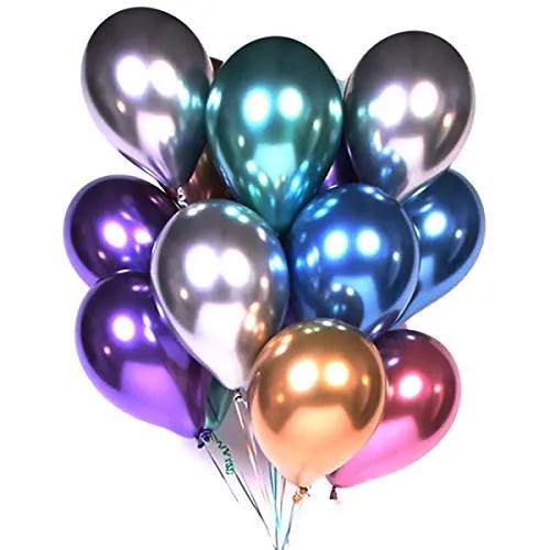 Chrome Metallic Balloons Latex Helium Balloon for Birthday Wedding Christmas Kids' Party Decor 12inch -50pc 

5
(13)
Product