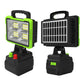 Portable Rechargeable Solar Floodlight with 14000mAh Backup Battery- 200watt & 350watt