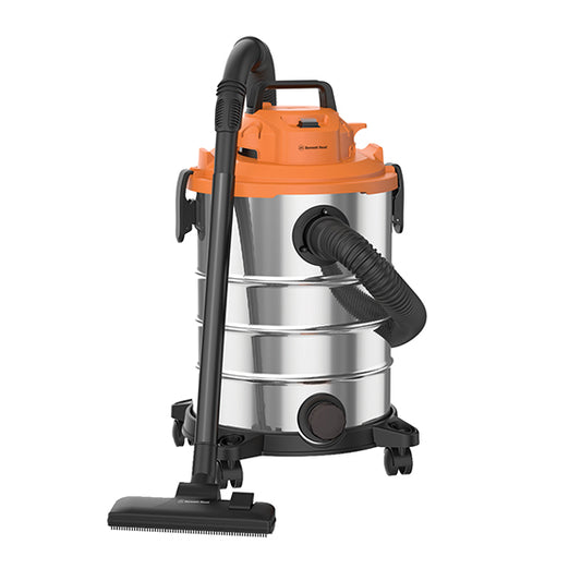 Bennett Read 15L Vacuum Cleaner Wet & Dry (Black, Silver, Orange)