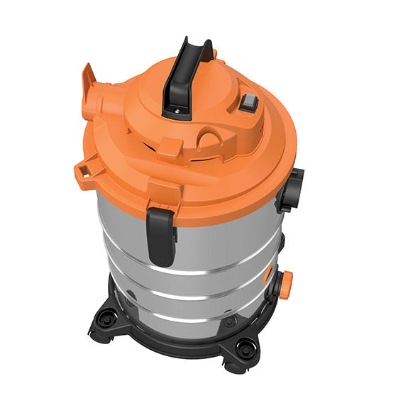 Bennett Read 15L Vacuum Cleaner Wet & Dry (Black, Silver, Orange)