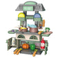 2-in-1 DIY Play House Villa & Kitchen