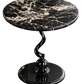MFURN Marble Side Table | Modern Round Marble Accent Table