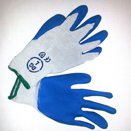 Blue/Grey Premium Latex Protection Glove Various Colours
