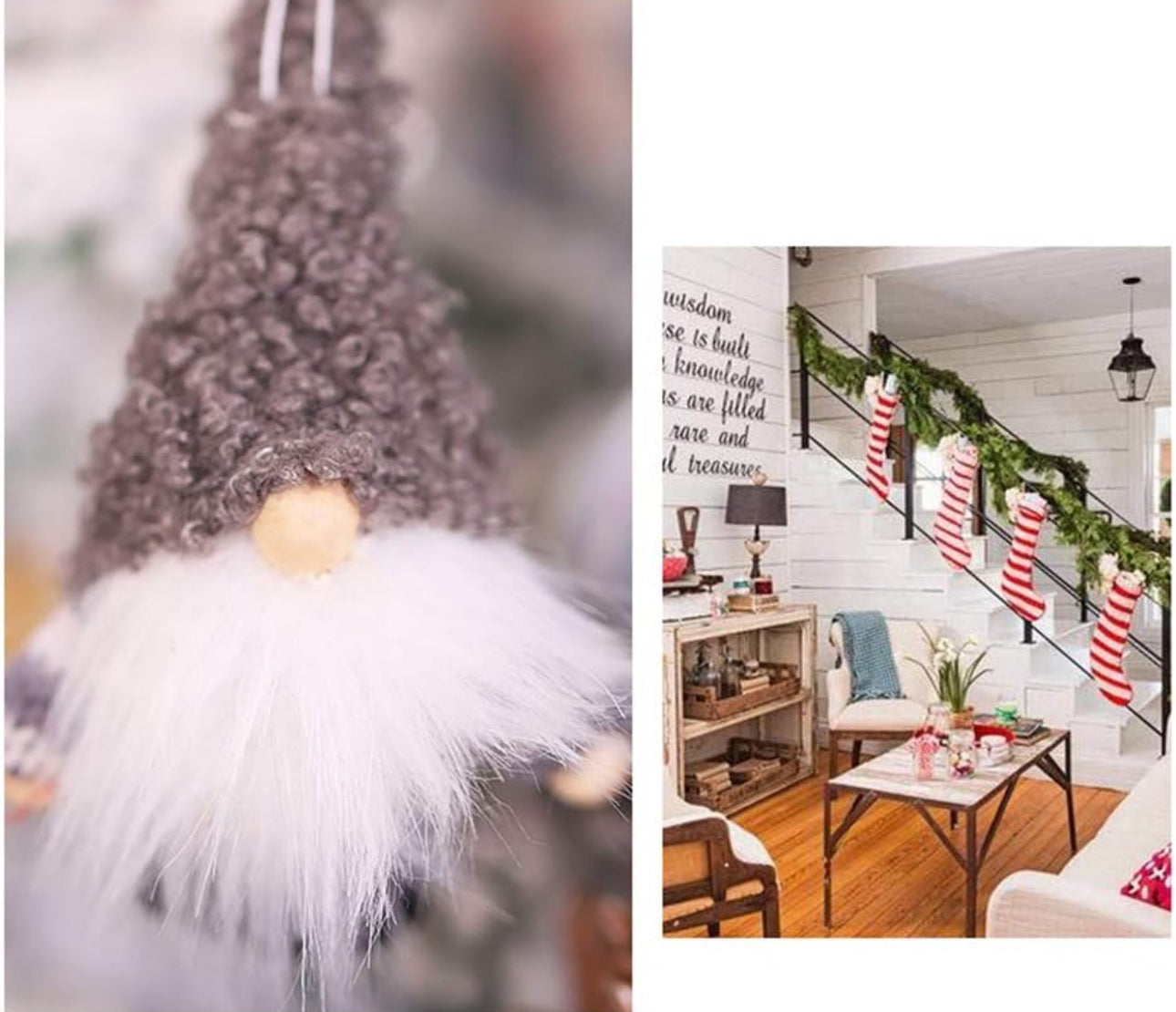 Christmas Decoration Box 6 Dolls Pendant Tree Hanging Ornaments Christmas Crafts Elves Decorations - Various Options