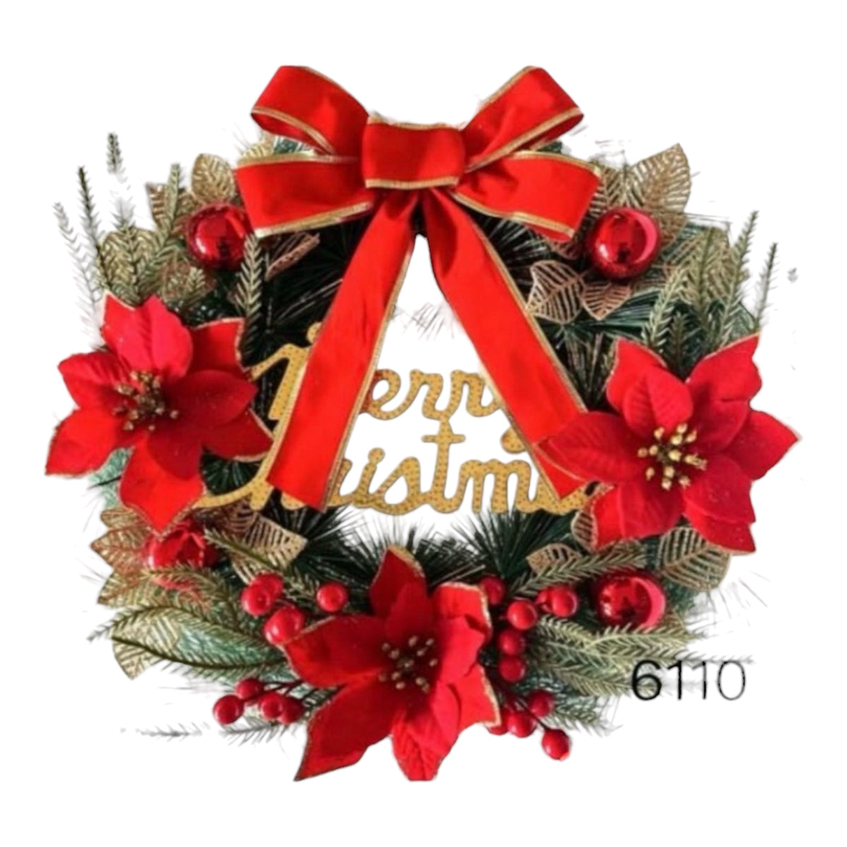 Christmas Wreath Decoration -Various Options