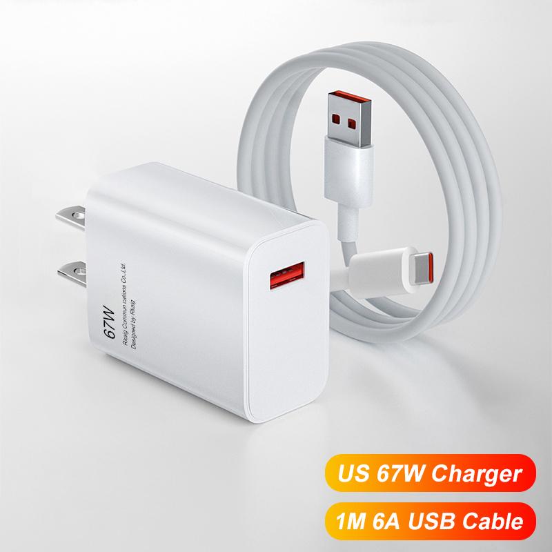 MTech 33w & 67w Fast Charger Turbo Charge With Type C USB Cable
