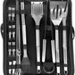 MHome Stainless Steel 20pc Braai/BBQ Tool Set