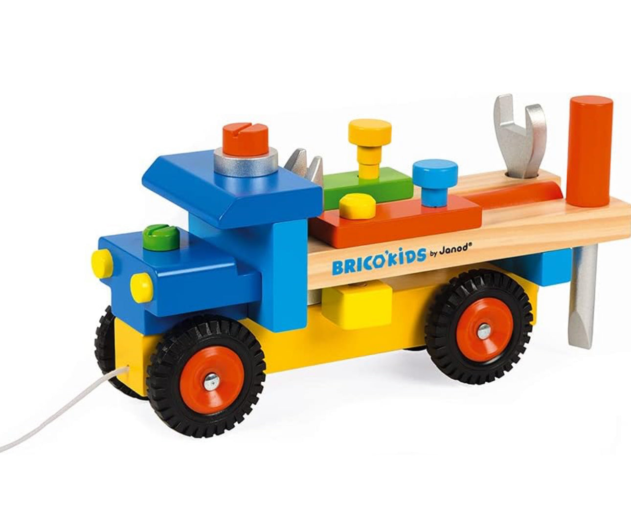Kids DIY Truck 2-1 Early Learning Pull Along Toy