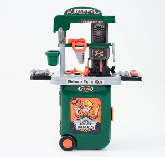 Mkids Deluxe Play Tool Set With Trolley Case