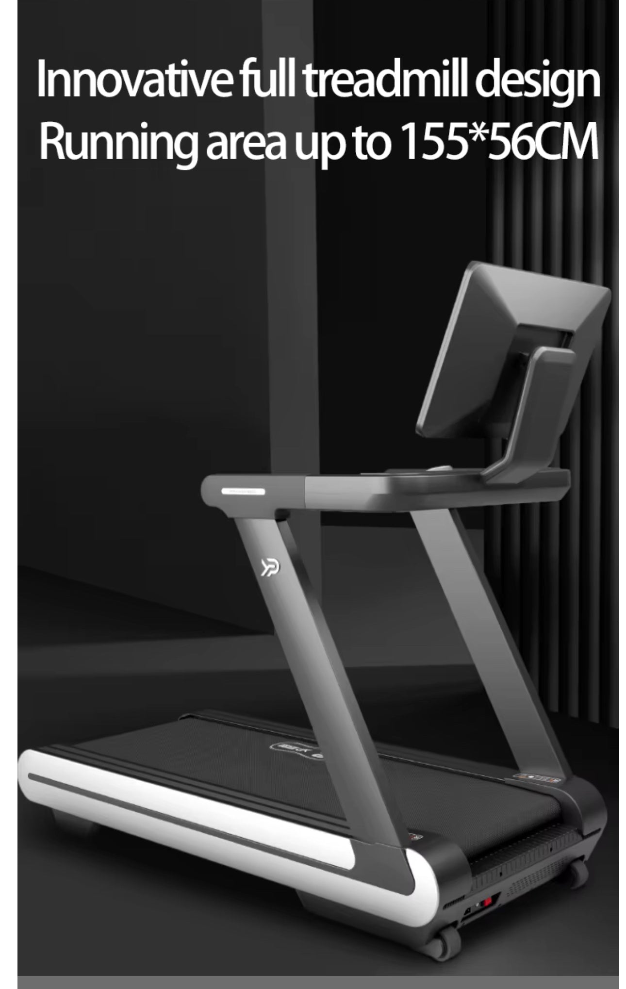 Pro-Sportz MX Commercial Treadmill 21.5” HD Touch Screen, Bluetooth, AC Motor, RF-Pro Suspension & Auto Incline For Premium Fitness