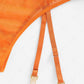 Garter Underwire Corset Style Lingerie Set - Orange Size S-XL