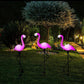 Flamingo Statue Solar Garden Light