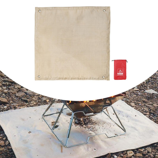 MHome Fire Mat Heat Insulation Outdoor Camping Mats Fiberglass Fabric Fireproof Blanket-Various Sizes