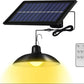Solar LED Pendant Lights, Dusk to Dawn Auto Lamp with Remote Control