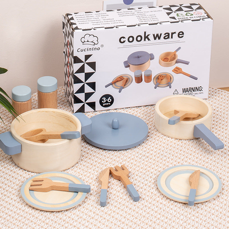 Little Chef's Wooden Cookware Set
