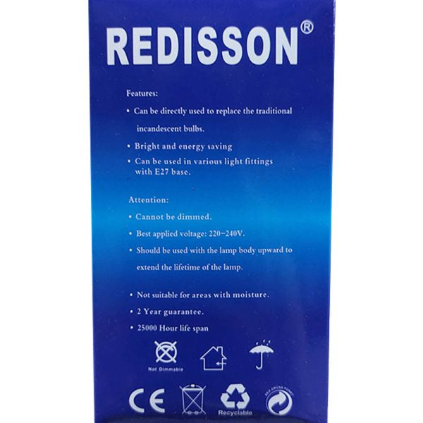 Redisson LED Light Bulb BC Type - Various Options 10pc