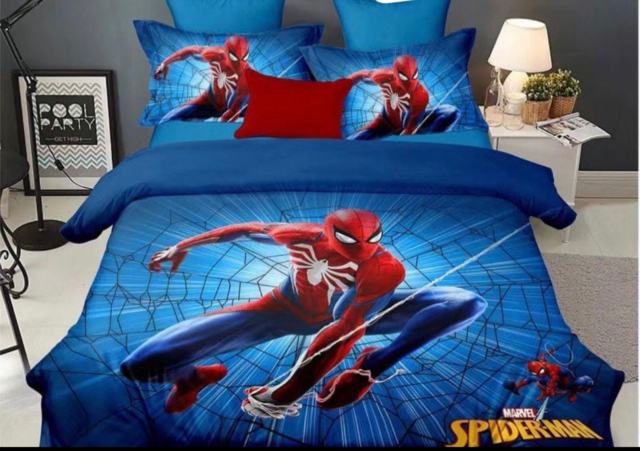 Kids Single Cartoon Themed Duvet Set 3pc - Various Designs Available