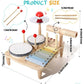 Multifunctional Wooden Drum Kit for Kids - Early Learning Music Toy Set