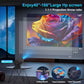 4K Portable Projector With Screen Mirroring - Black