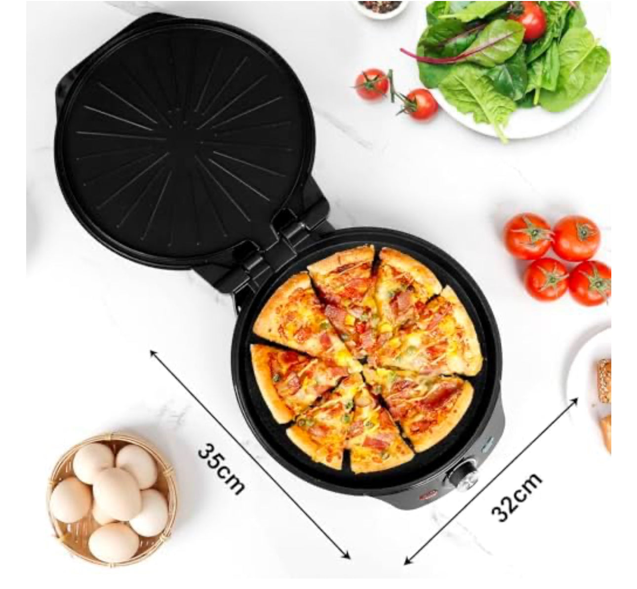 SOKANY Electric Pizza Maker 2000w.