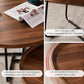 MFurn Nesting Coffee Table Set – 2-Piece Round Sofa Side & End Tables