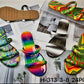 Ladies Slip On Fashion Sandals Various Colours