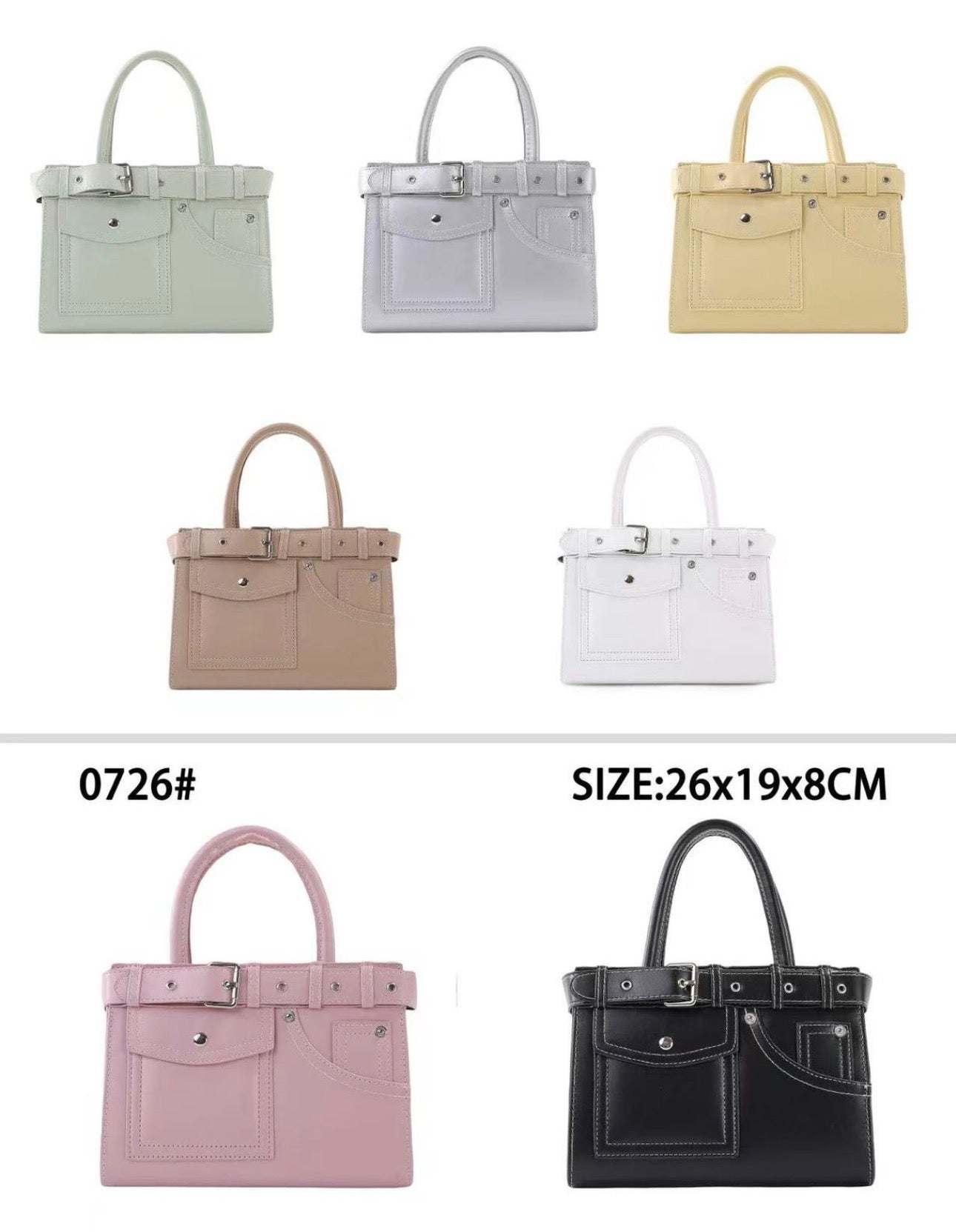 Ladies Trendy Faux Leather Handbags-Various Colour