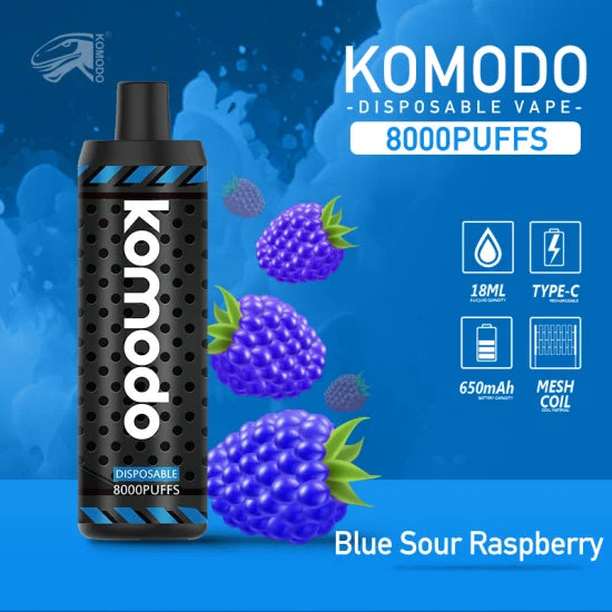 KOMODO 8000Puffs Disposable Vape 50MG