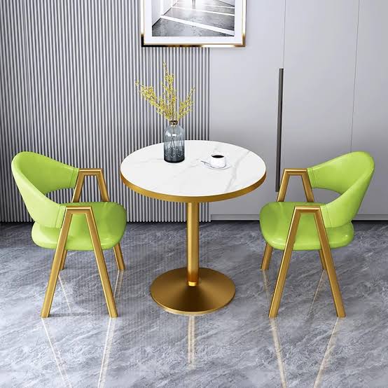 MFurn Modern Round Dining Table & Chair Set 3pc