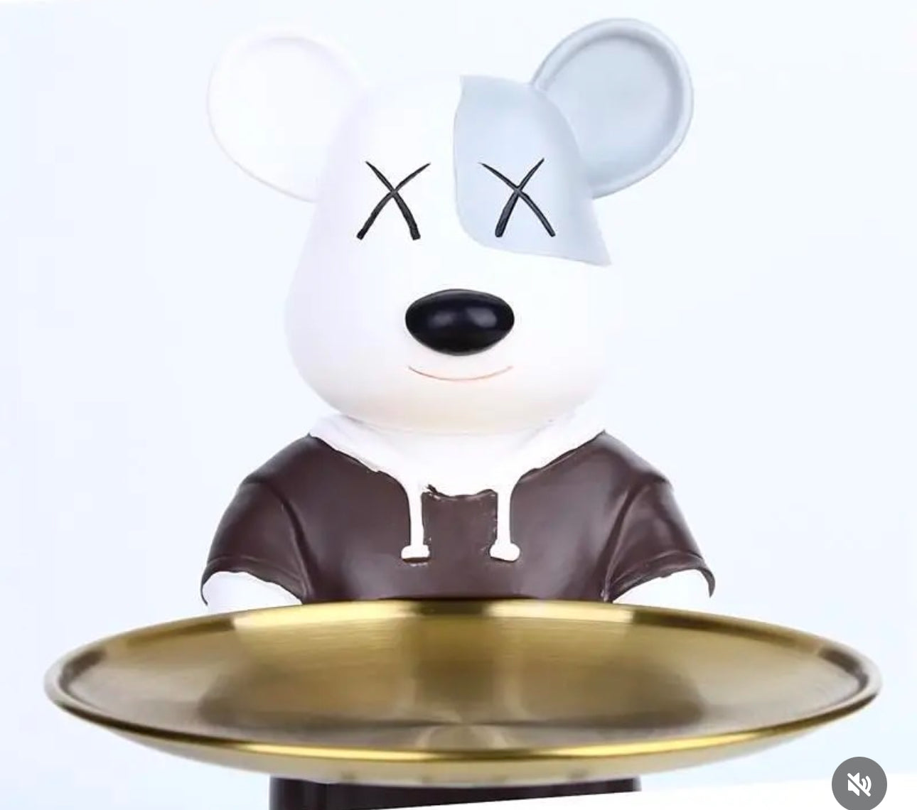 Cool Bear Figurine For Home Decorative Showpiece | Platter Statue for Home Decor