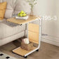 MFurn
Soft End Side Table with Wheels, Narrow Bedside With Magazine Pocket, Small Coffee Table For Bedroom, Living Room-Various Colours